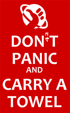 hitchhikers dont panic. In The Hitchhiker#39;s Guide to
