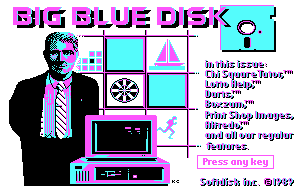 big blue disk
